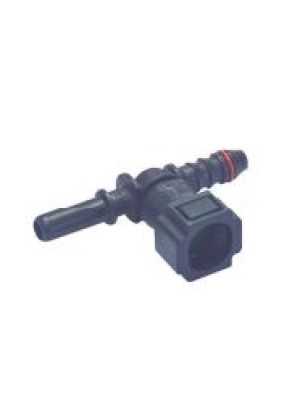 CONEXAO QUICK 5/16 X 5/16 X 5/16 CONECTOR T 3 VIAS COM ANEL ACT0060