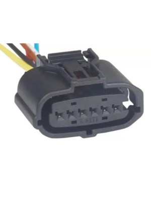 CHICOTE 6 VIAS FEMEA MONTADO COM 15 CM DE CABO